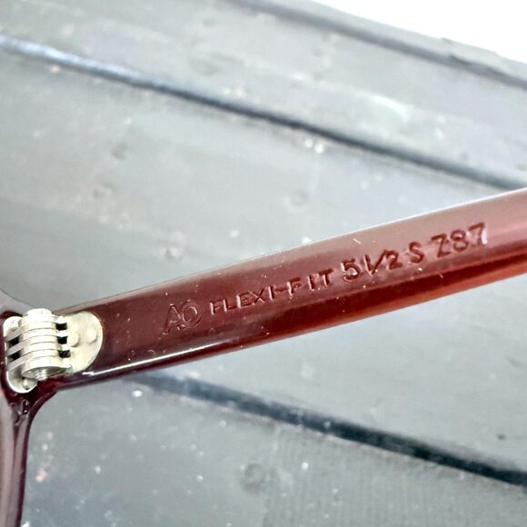 NEW American Safety Glasses Aerosite 5 1/2 Z87 Flex Fit Brown Dahmern Style Dead - Picture 2 of 9